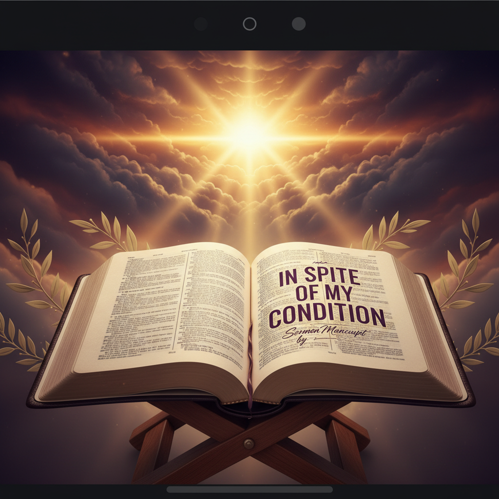 Full Sermon Manuscript - In Spite of my Condition